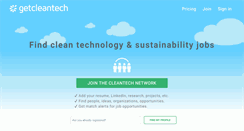 Desktop Screenshot of getcleantech.com