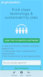 Mobile Screenshot of getcleantech.com